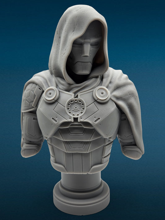 3D Resin Figurine - Iron Doom Bust