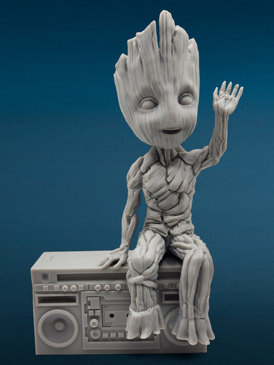 3D Resin Figurine - Groot Speaker Box | Marvel