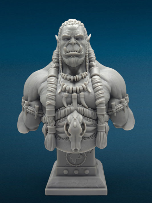 3D Resin Figurine - Durotan Bust | World of Warcraft